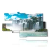 bild mit den iguazu wasserfaellen in brasilien - version: 9 pannelli 180x103cm