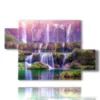 bilder von wasserfaellen in china - version: 5 pannelli 128x85cm
