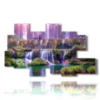 paintings of waterfalls in china - version: 8 pannelli 171x100cm