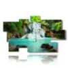 cascate quadro nel lago - version: 9 pannelli 182x107cm