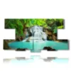 cascate quadro nel lago - version: 8 pannelli 186x97cm
