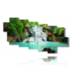 cascate quadro nel lago - version: 9 pannelli 200x111cm