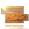 heart sand painting - version: 5 pannelli 128x85cm