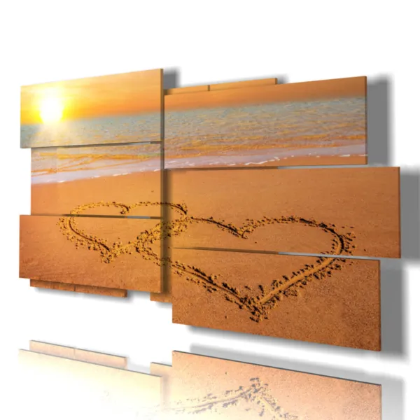 tableaux avec du sable