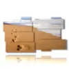 paintings sand movement with footprints by the sea - version: 11 pannelli 184x104cm