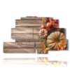 painting with autumn images - version: 9 pannelli 173x103cm