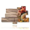 painting with autumn images - version: 9 pannelli 183x121cm