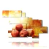 tableau avec image d automne pommes et feuilles - version: 10 pannelli 199x125cm