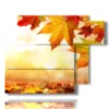 quadro con immagini di autunno con sole - version: 6 pannelli 122x96cm