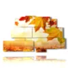 tableau avec images d automne avec soleil - version: 9 pannelli 173x103cm