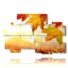 quadro con immagini di autunno con sole - version: 10 pannelli 176x115cm