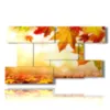 painting with images of autumn with sun - version: 9 pannelli 177x101cm