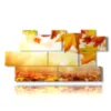tableau avec images d automne avec soleil - version: 11 pannelli 202x103cm