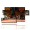 quadro con immagine di autunno di sera - version: 7 pannelli 157x90cm