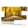 painting with autumn image - version: 9 pannelli 177x101cm