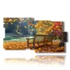 painting with beautiful autumn image - version: 10 pannelli 183x100cm