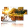 painting with photos of trees in autumn - version: 7 pannelli 157x90cm