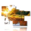 bild mit fotos von baeumen im herbst - version: 9 pannelli 171x126cm