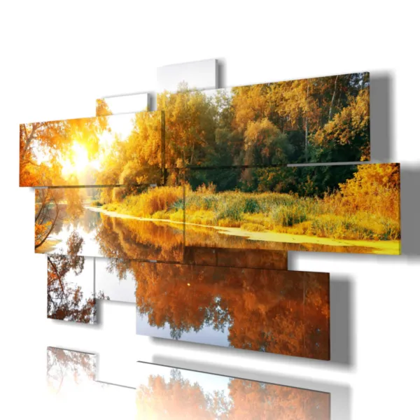 Drucke Fotos von Bäumen im Herbst