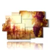 painting with images of autumn in the countryside - version: 9 pannelli 171x108cm