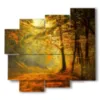 bild mit herbst winter bildern - version: 5 pannelli 106x98cm
