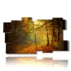 tableau avec images automne hiver - version: 11 pannelli 184x104cm