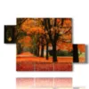bild mit herbstbaumbild - version: 5 pannelli 128x85cm