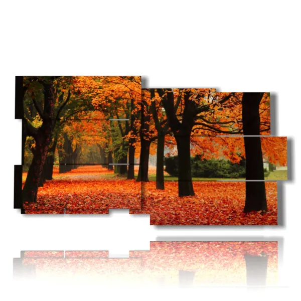 immagine albero autunno