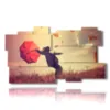 painting with funny autumn photos - version: 11 pannelli 184x104cm