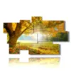 quadro con immagini di autunno con buongiorno - version: 9 pannelli 182x107cm