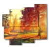 tableau en automne impression sur toile - version: 5 pannelli 106x98cm