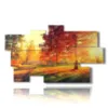 painting in autumn canvas print - version: 9 pannelli 182x107cm