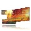 painting in autumn canvas print - version: 9 pannelli 184x108cm