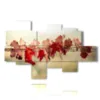 painting in an autumn poster - version: 8 pannelli 175x112cm