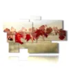 painting in an autumn poster - version: 9 pannelli 182x107cm