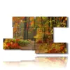 tableau avec photos automne en montagne - version: 8 pannelli 173x100cm
