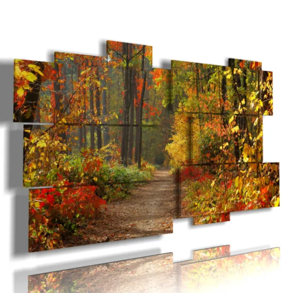 Autumn mountain paintings