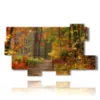 painting with photos autumn in the mountains - version: 10 pannelli 190x110cm