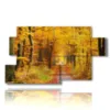 bild mit herbstwaldfotos - version: 7 pannelli 157x90cm