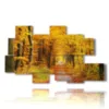 painting with photos of the autumn forest - version: 8 pannelli 171x100cm