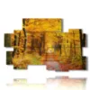 bild mit herbstwaldfotos - version: 10 pannelli 176x115cm