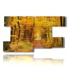 painting with photos of the autumn forest - version: 9 pannelli 177x101cm