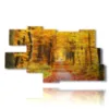 quadro con foto bosco in autunno - version: 9 pannelli 180x103cm