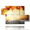 bild von herbst und blaettern - version: 5 pannelli 128x85cm