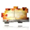 painting of autumn prints and leaves - version: 11 pannelli 182x115cm