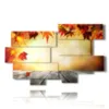 painting of autumn prints and leaves - version: 10 pannelli 186x115cm