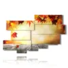 painting of autumn prints and leaves - version: 10 pannelli 188x117cm