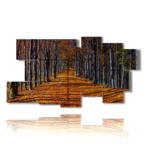 stampa disegni autunno