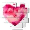 corazón pintado