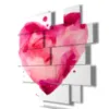 Imprime corazón pintado